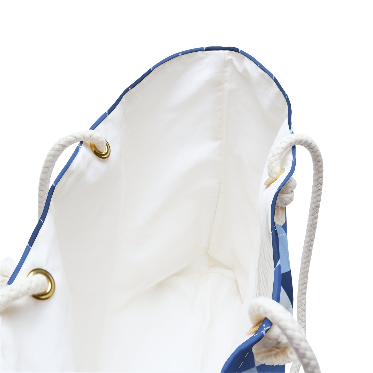 Weekender Bag - Blue Argyle