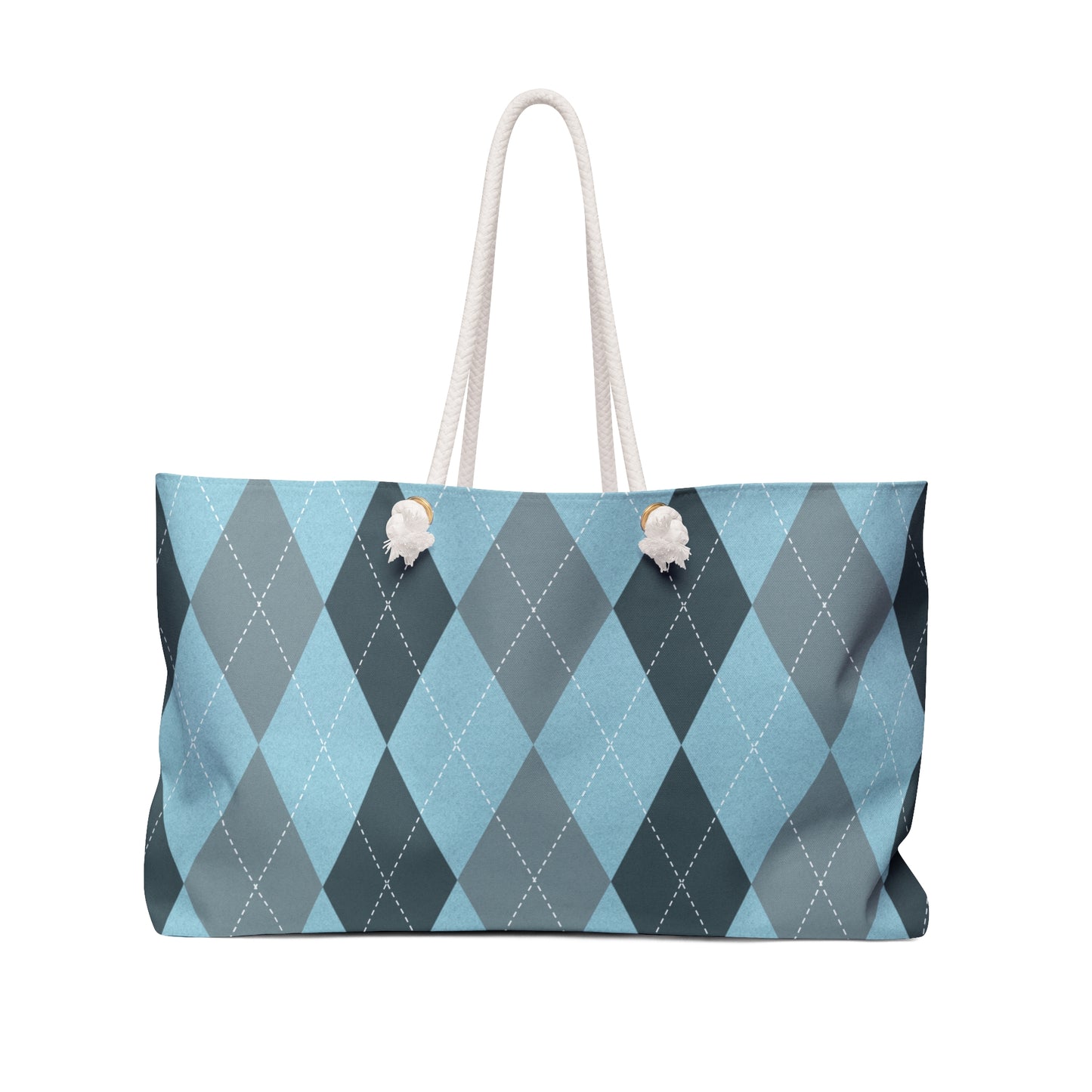 Weekender Bag - Blues and Grey