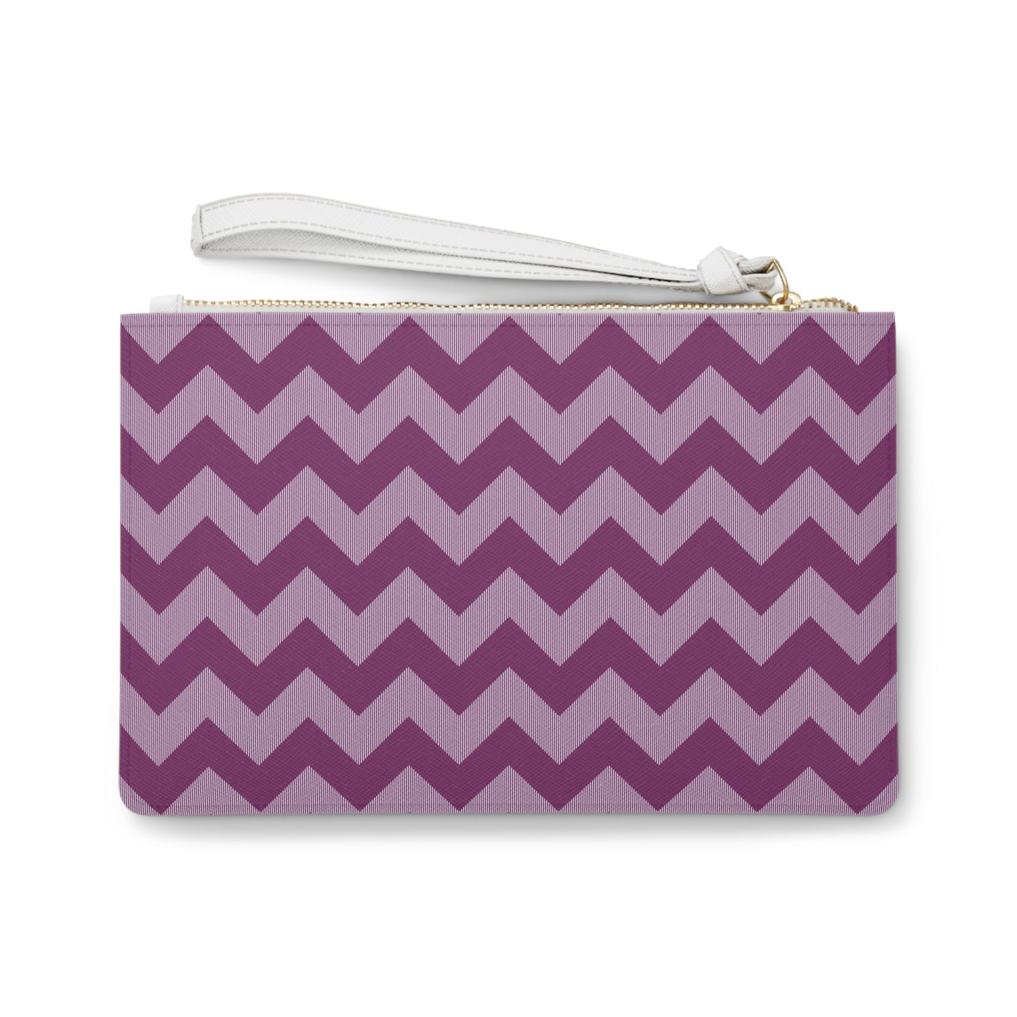 Clutch Bag - Chic Purple Zigzag