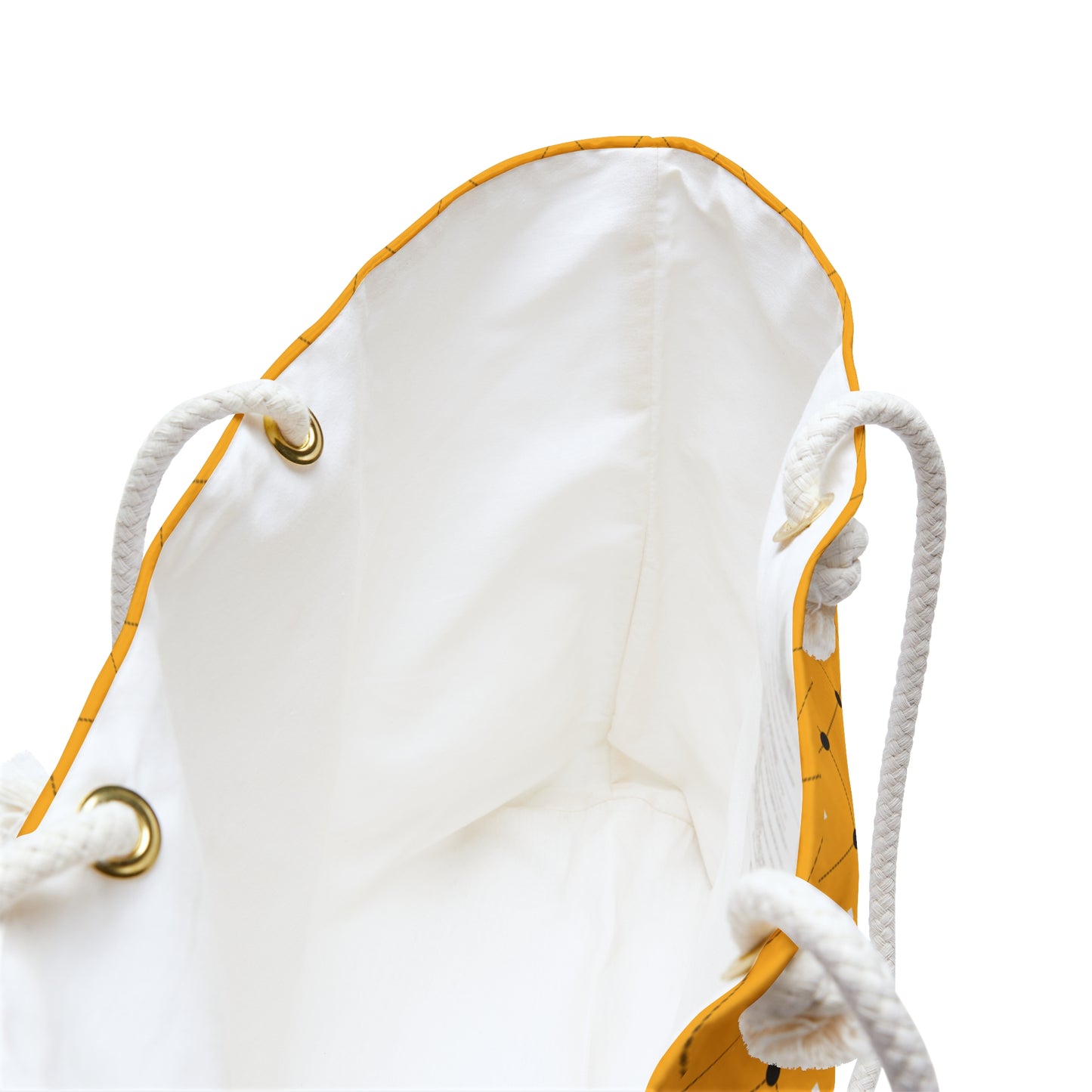 Weekender Bag - Chic Yellow Tuft Look