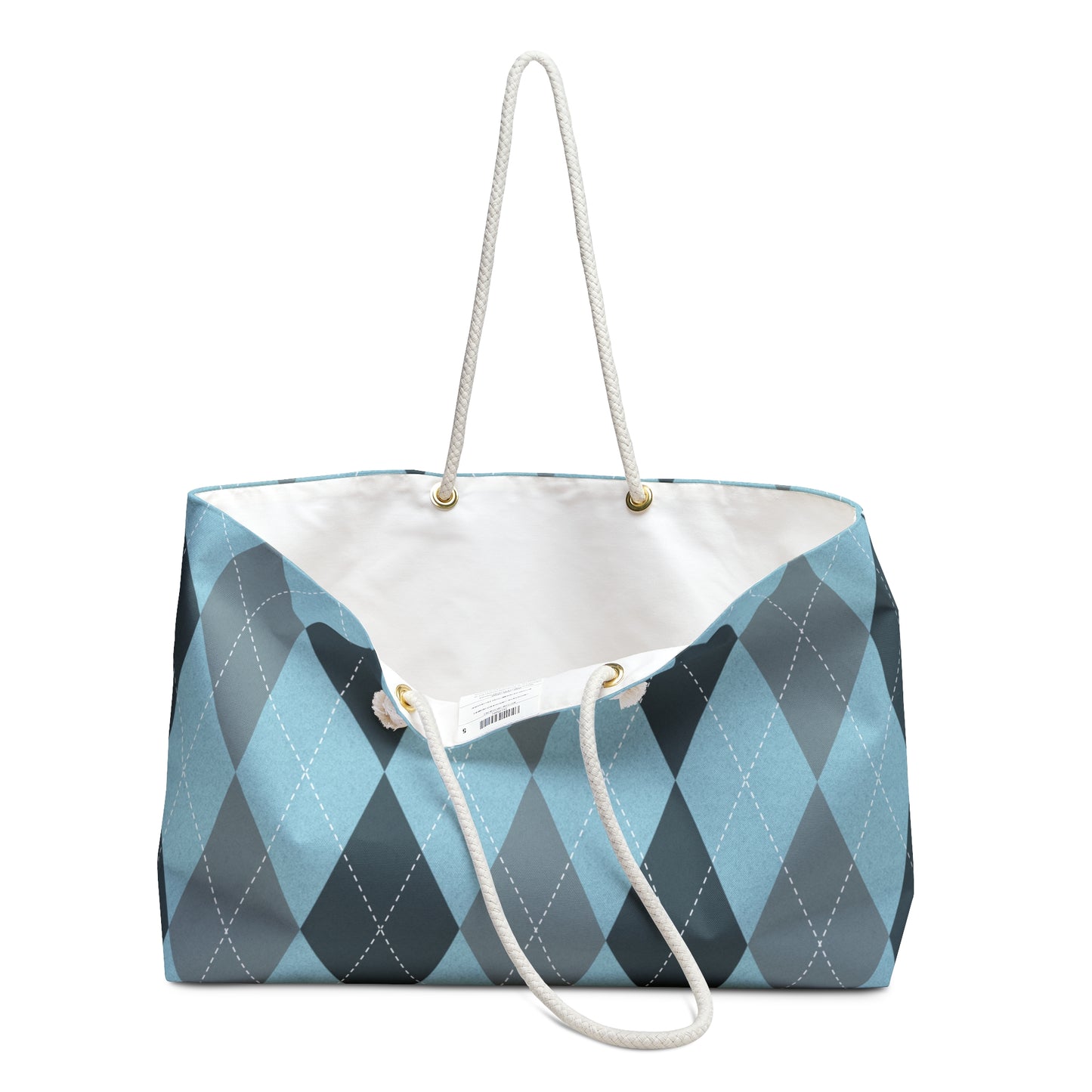 Weekender Bag - Blues and Grey
