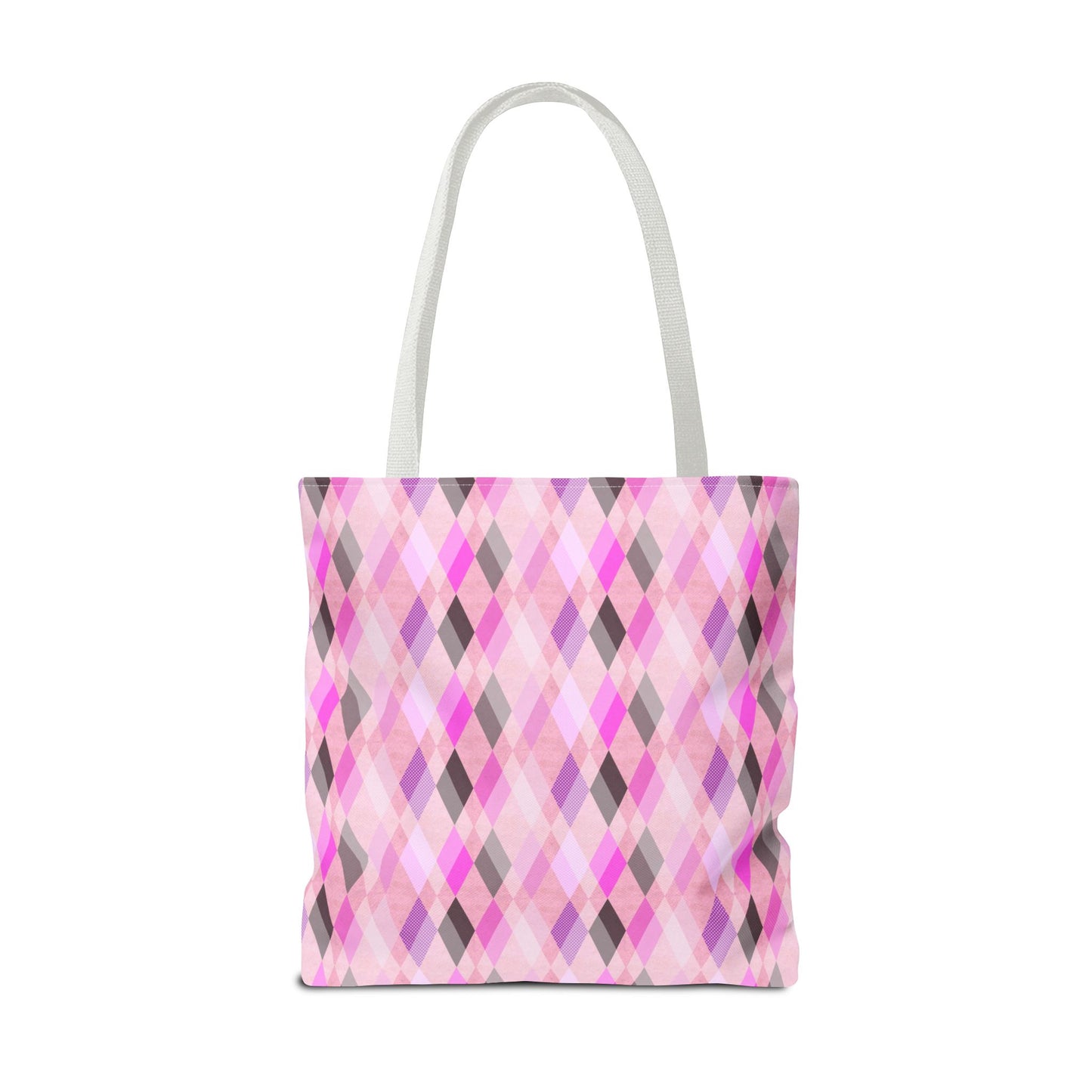 Classic Tote - Chic Pink Argyle Inspired