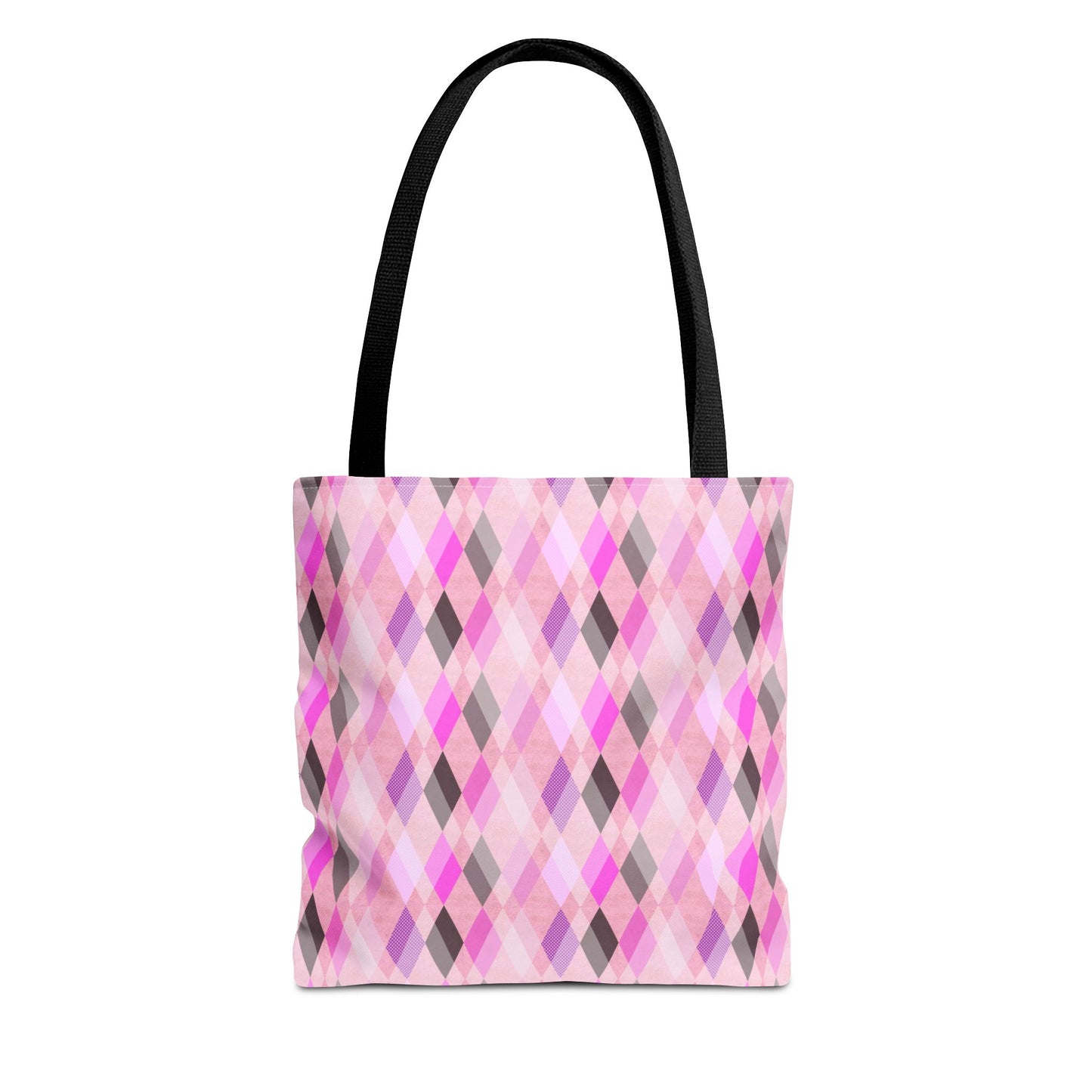 Classic Tote - Chic Pink Argyle Inspired