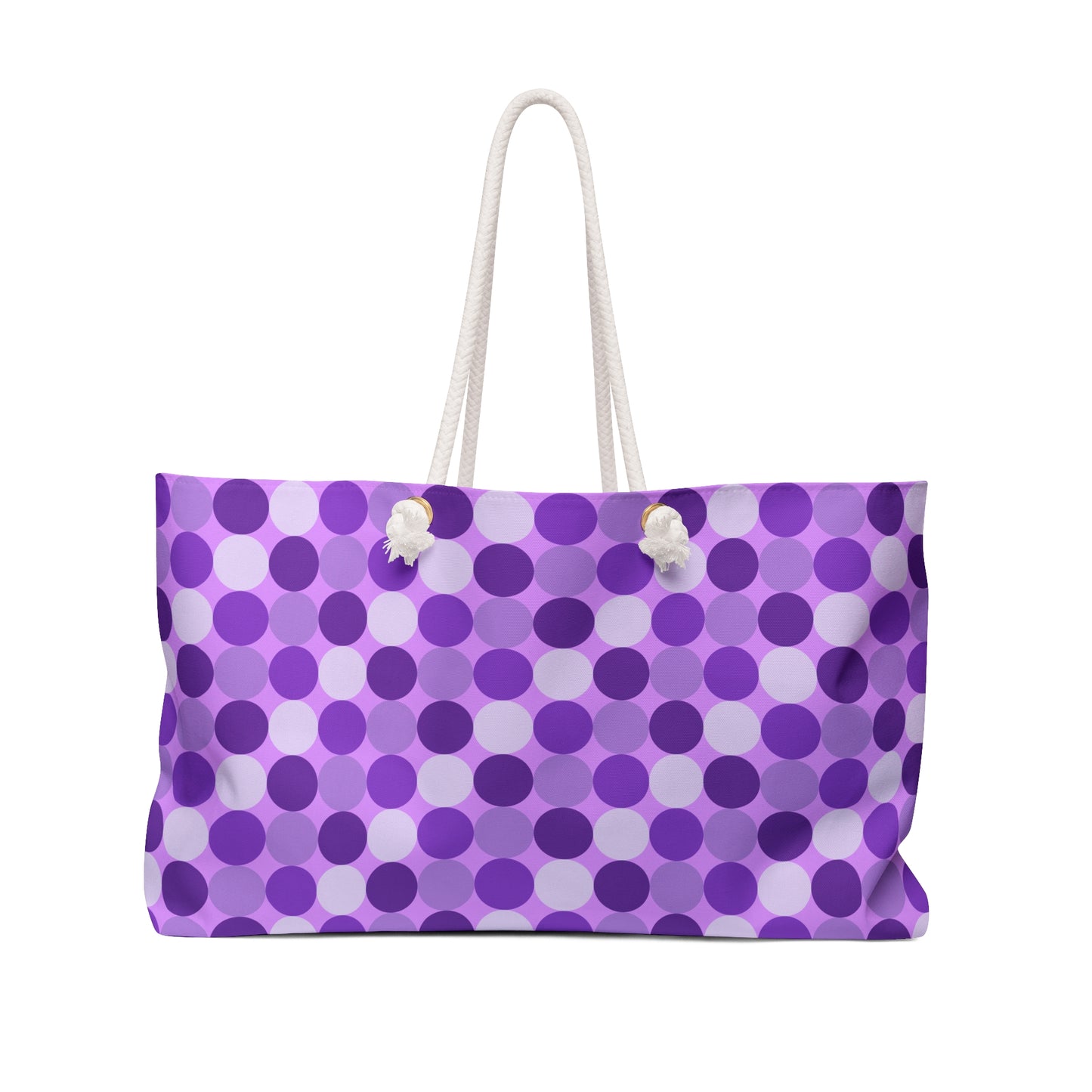 Fun Polka Dot Weekender Bag - Stylish Travel Tote for Weekend Getaways