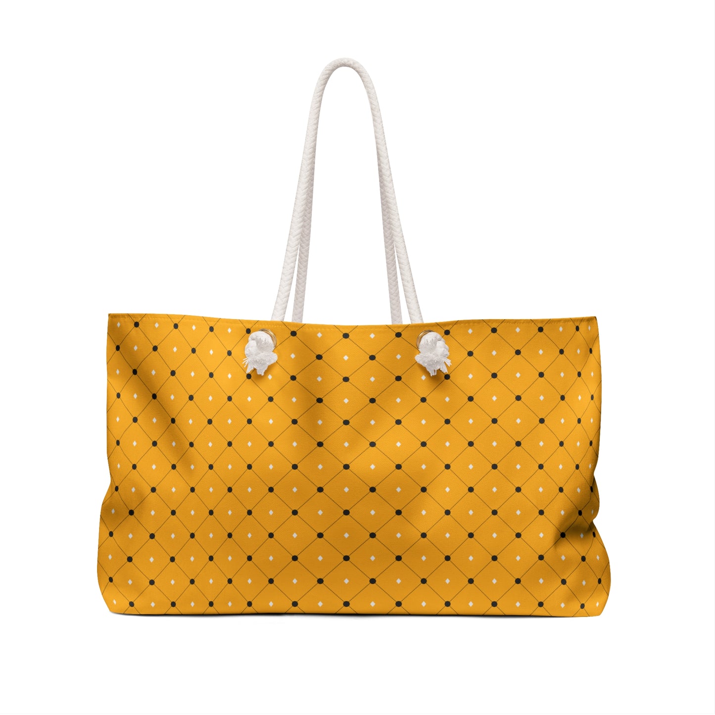 Weekender Bag - Chic Yellow Tuft Look