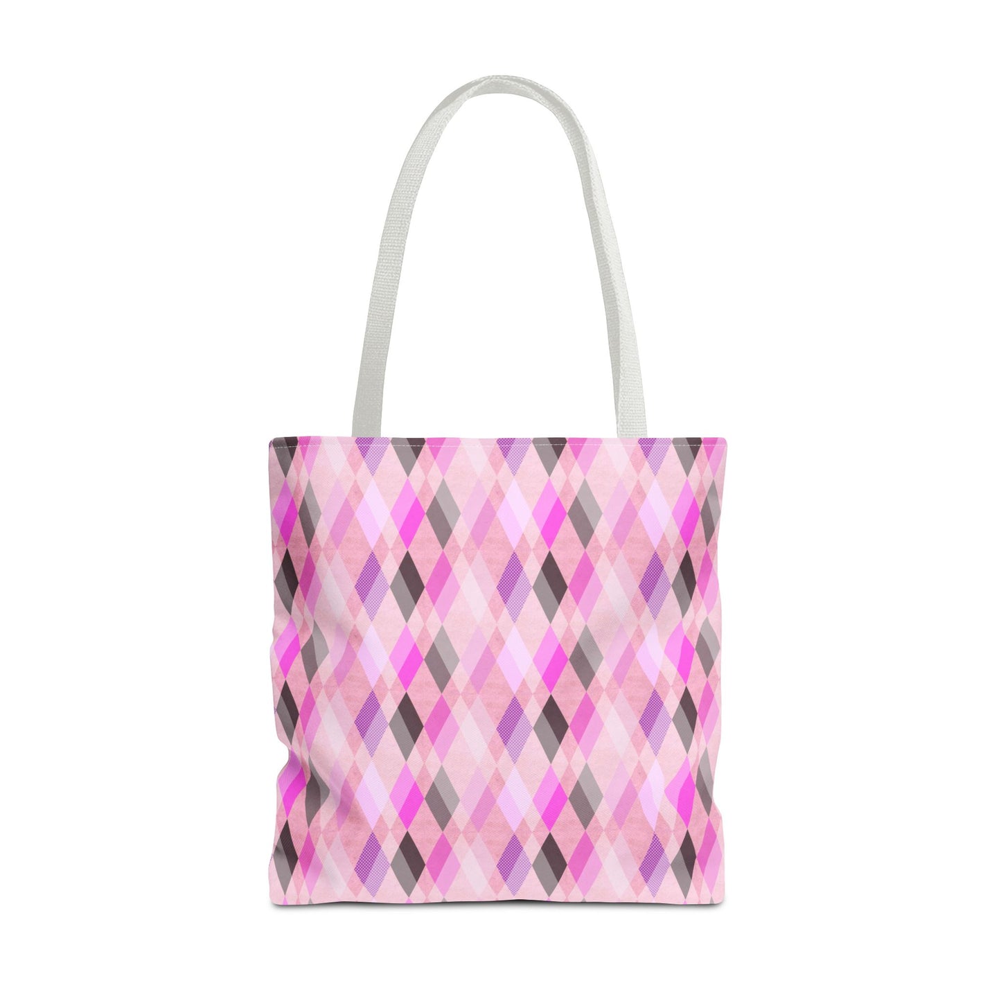 Classic Tote - Chic Pink Argyle Inspired