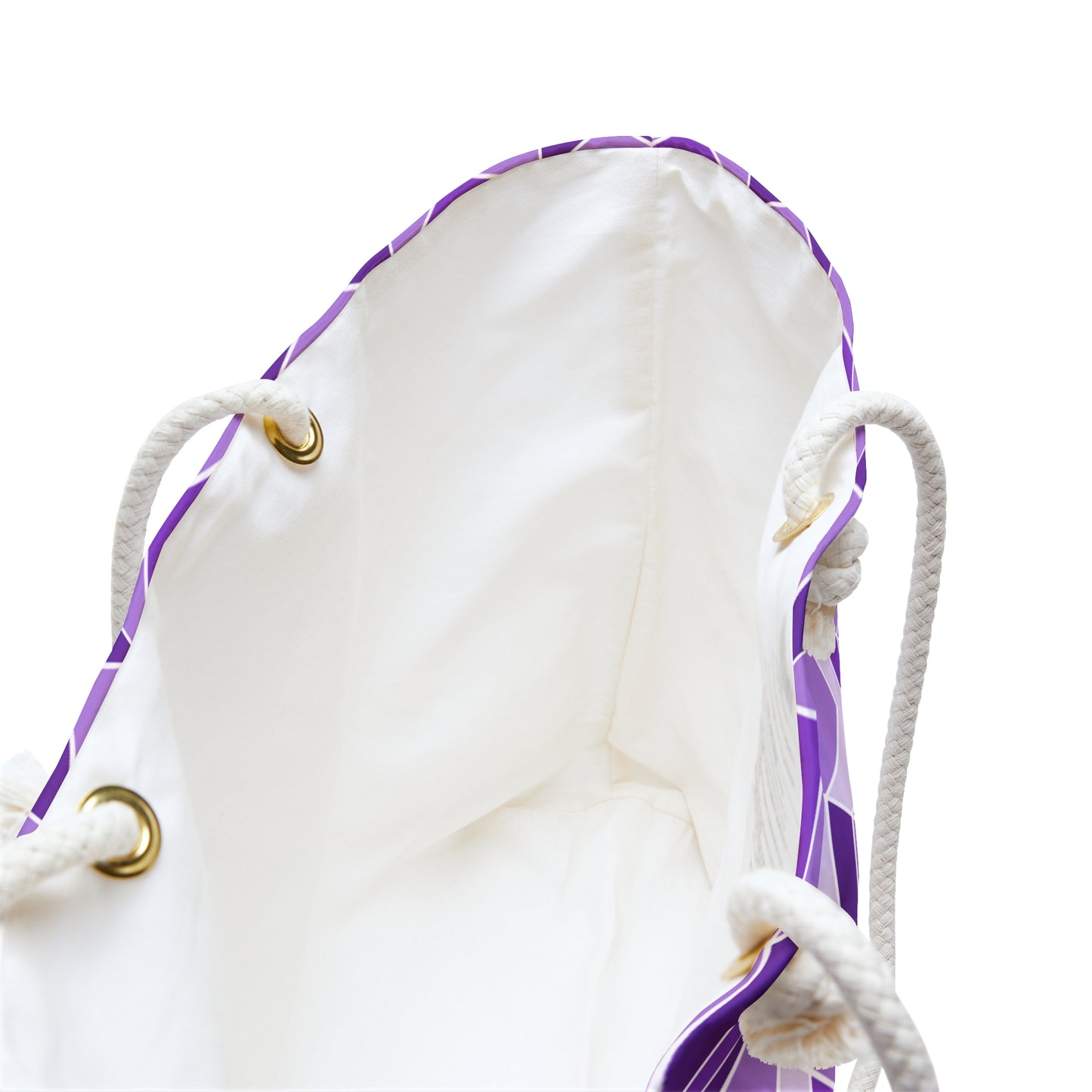 Weekender Bag - Stylish Multi-Purple Chevron