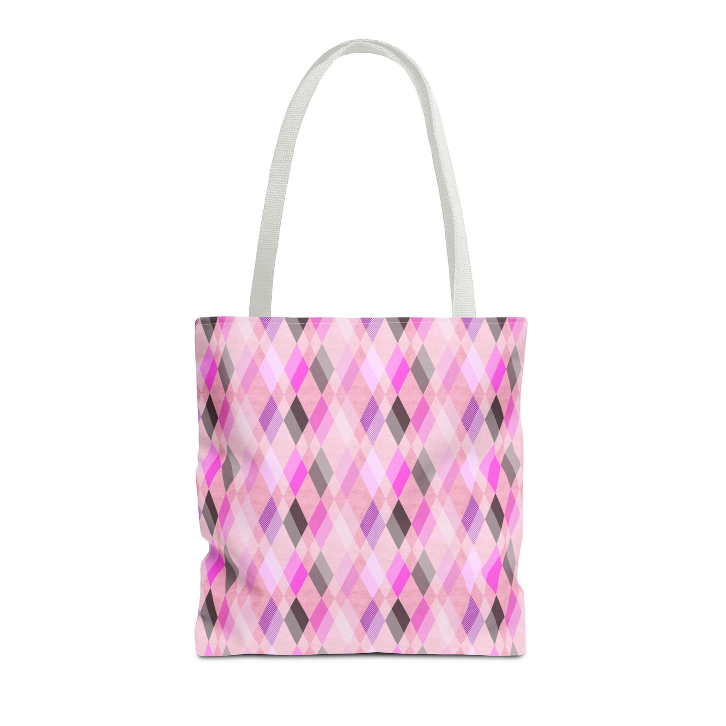 Classic Tote - Chic Pink Argyle Inspired