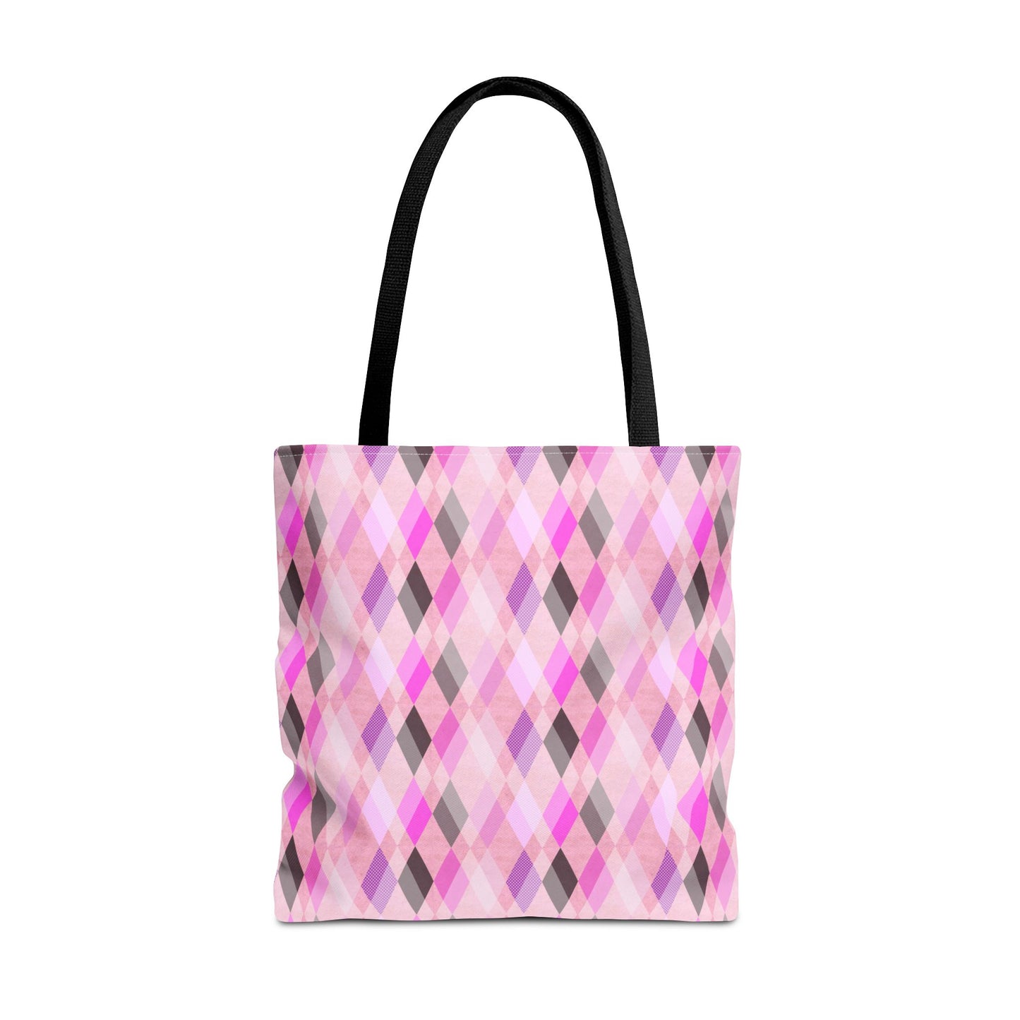 Classic Tote - Chic Pink Argyle Inspired