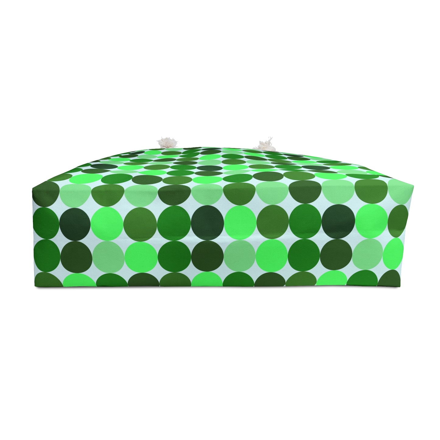 Vibrant Green Polka Dot Weekender Bag - Stylish Travel Tote for Your Adventures