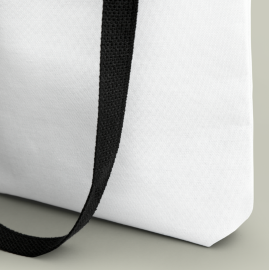Classic Tote - Black and White Floral