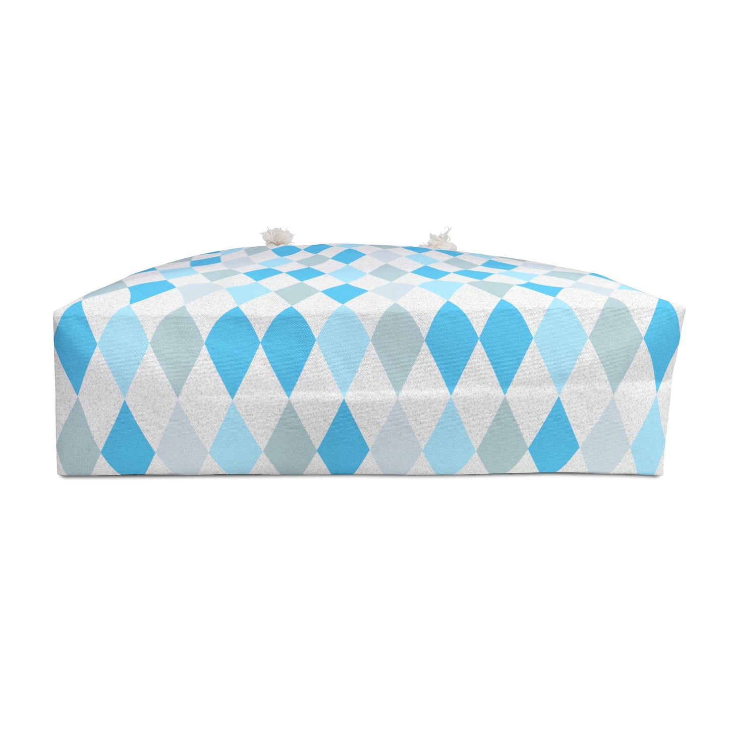 Weekender Bag - Chic Blue Diamond Pattern