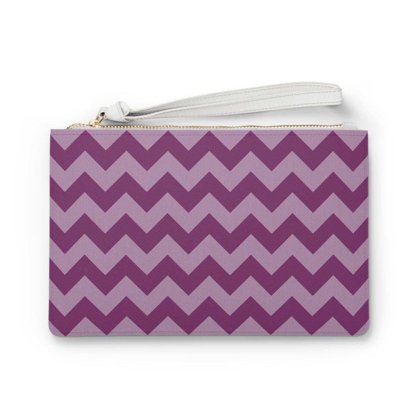 Clutch Bag - Chic Purple Zigzag