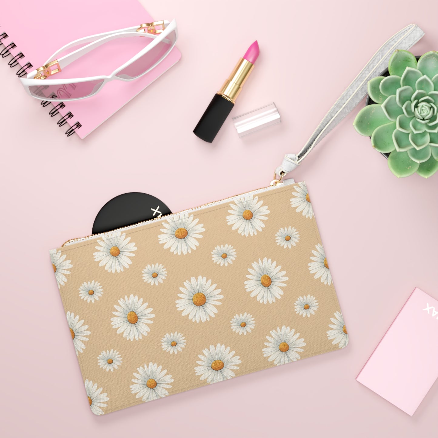 Clutch Bag - Daisy Pattern