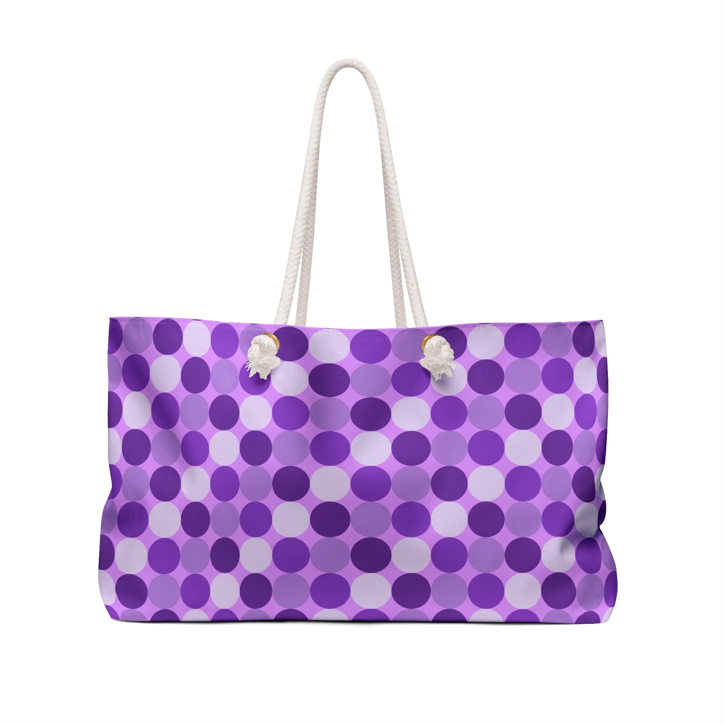 Fun Polka Dot Weekender Bag - Stylish Travel Tote for Weekend Getaways
