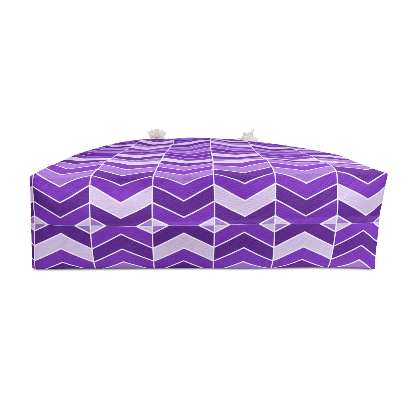 Weekender Bag - Stylish Multi-Purple Chevron