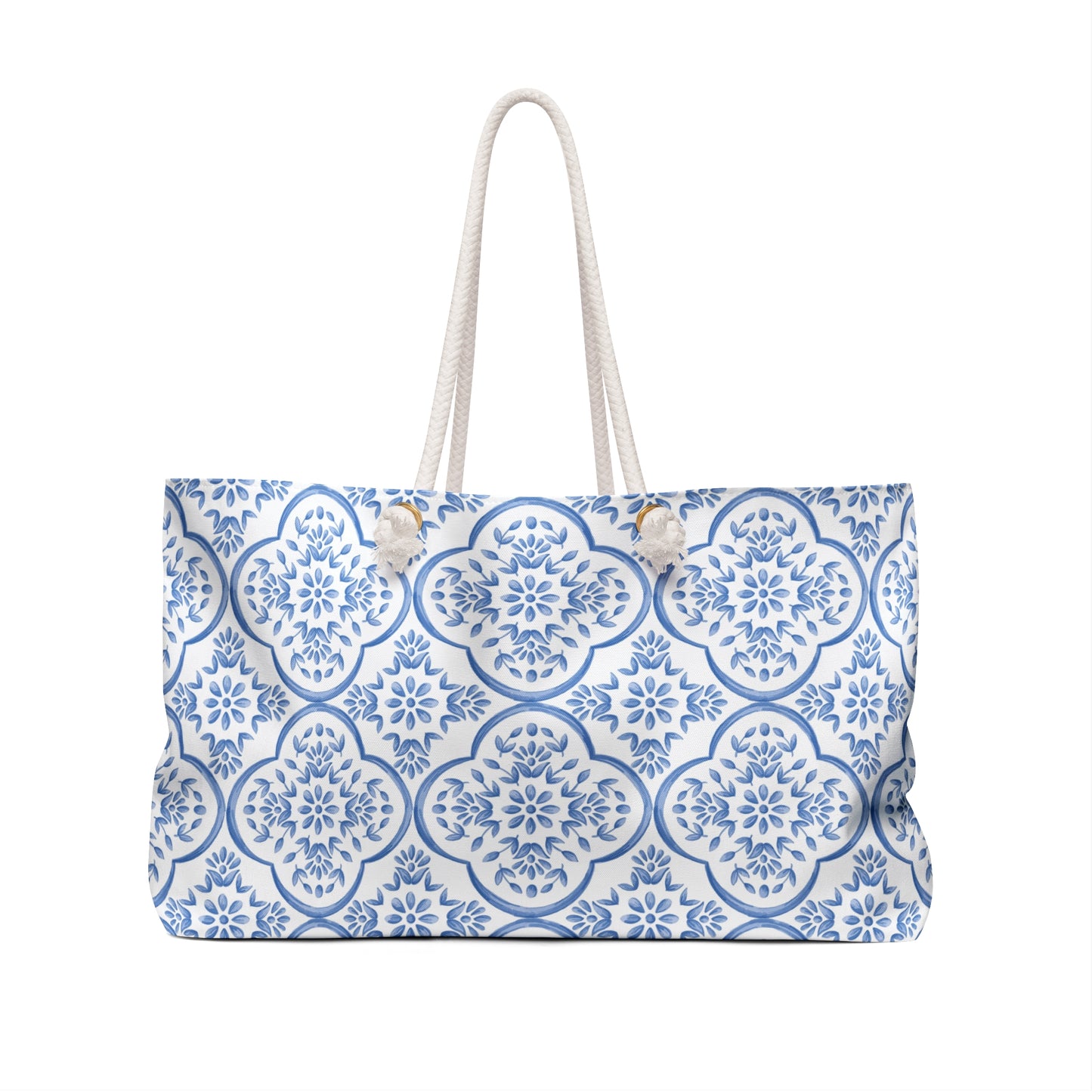Weekender Bag - Patterned Blue