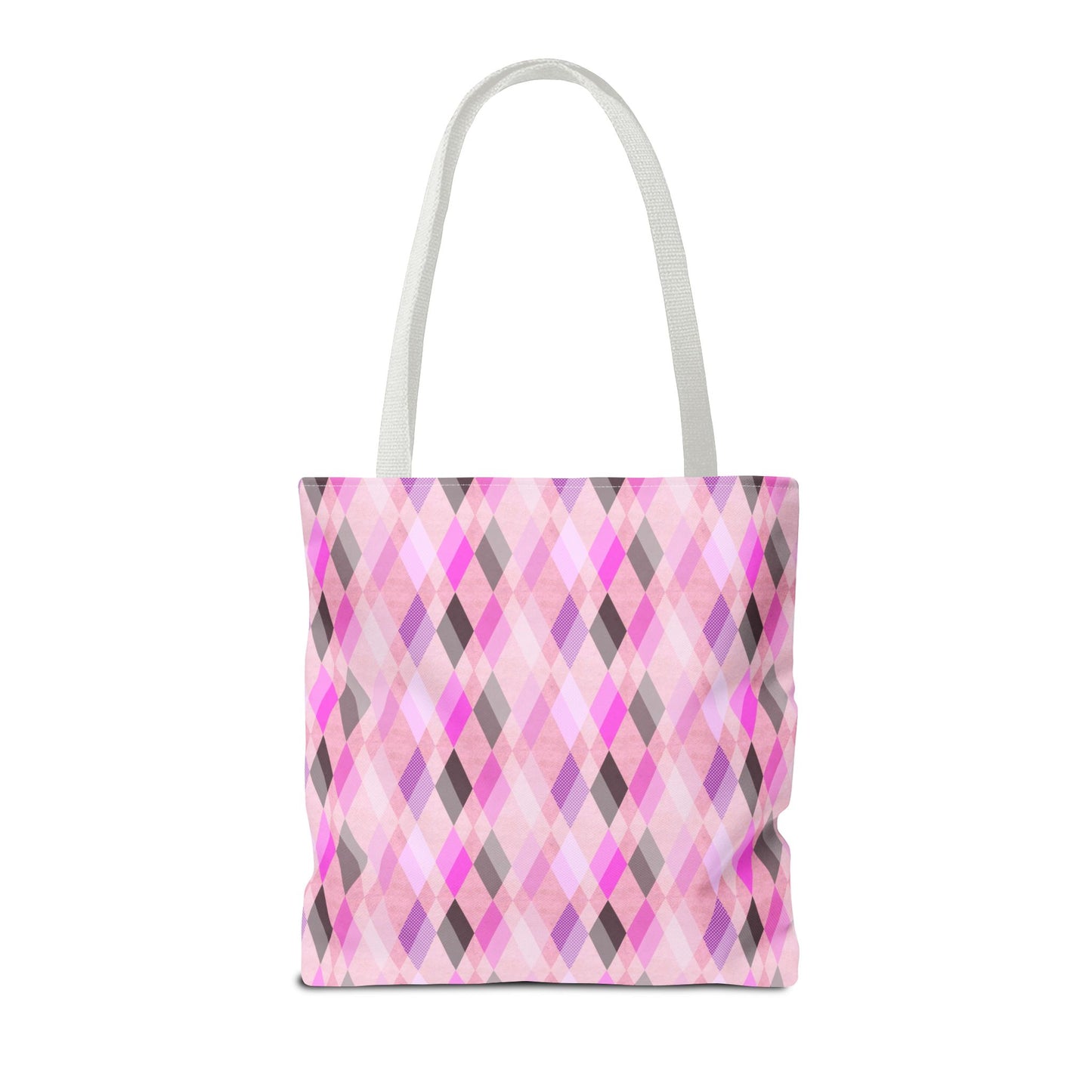 Classic Tote - Chic Pink Argyle Inspired