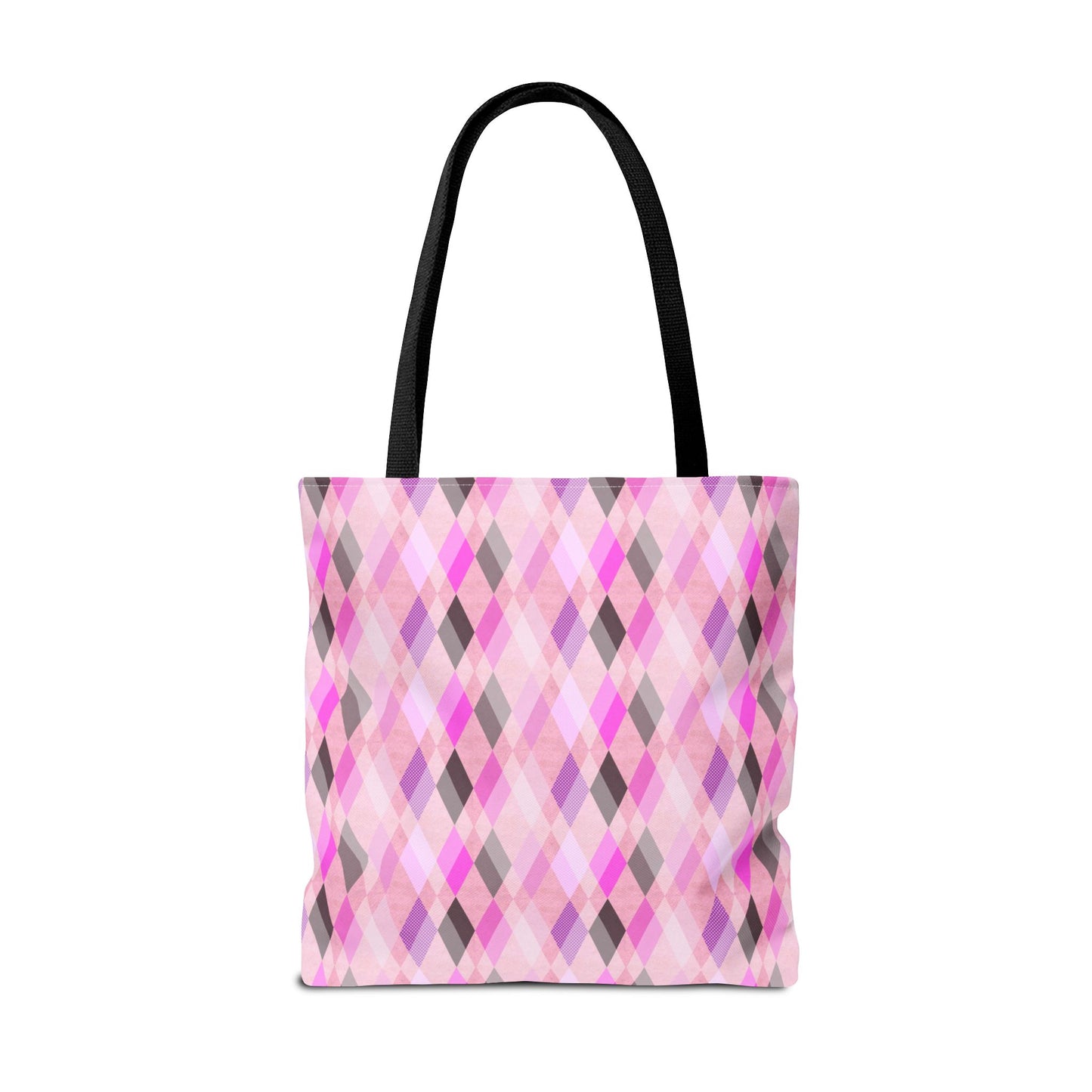 Classic Tote - Chic Pink Argyle Inspired