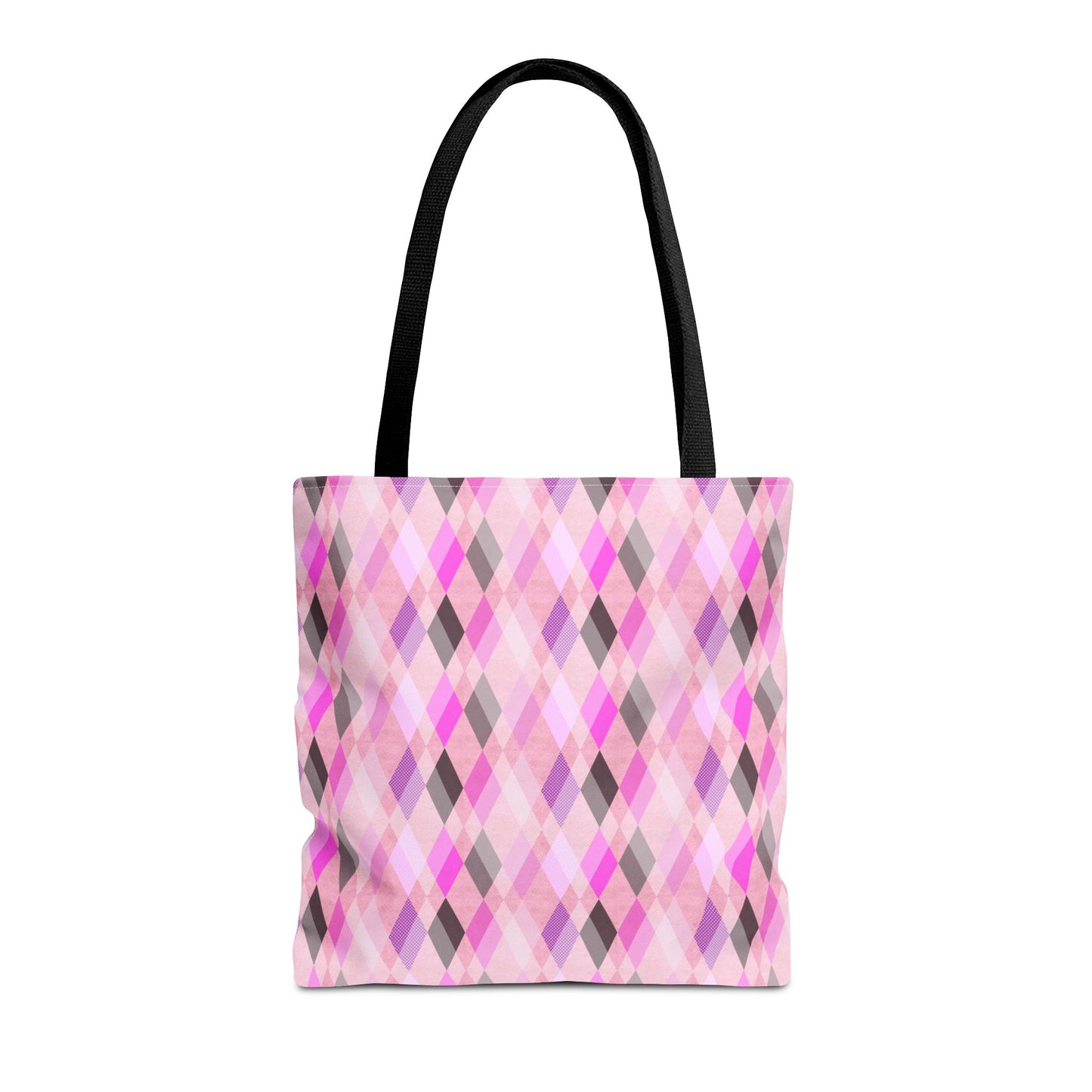 Classic Tote - Chic Pink Argyle Inspired