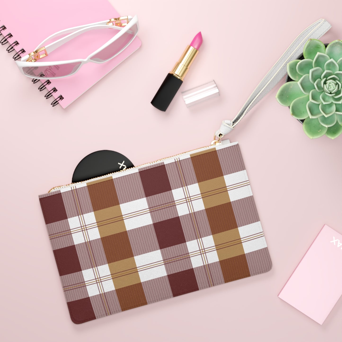 Clutch Bag - Fall Plaid