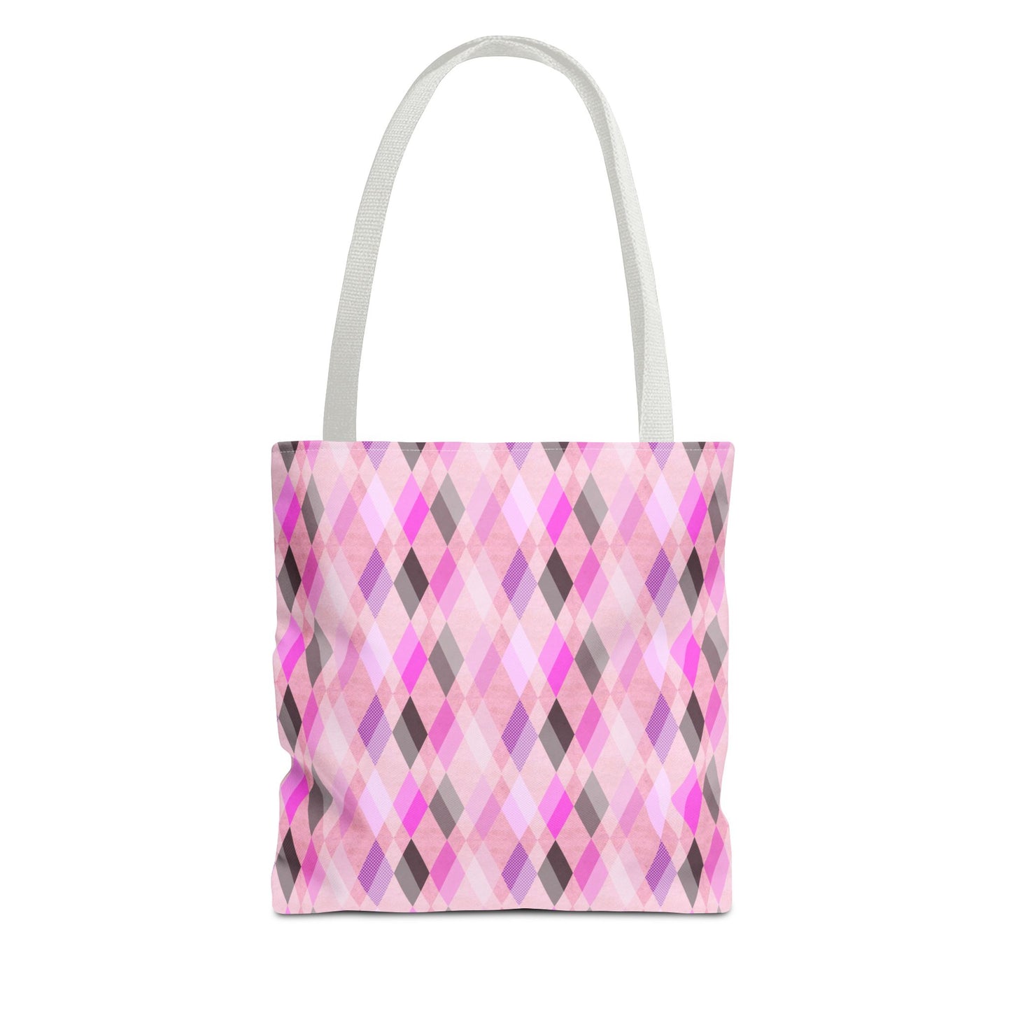 Classic Tote - Chic Pink Argyle Inspired