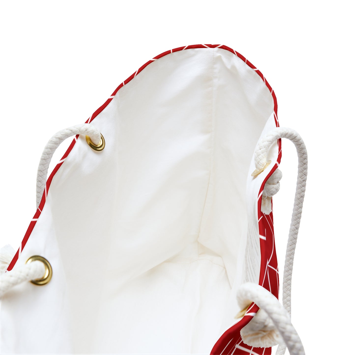 Weekender Bag - Stylish Red Chevron Pattern