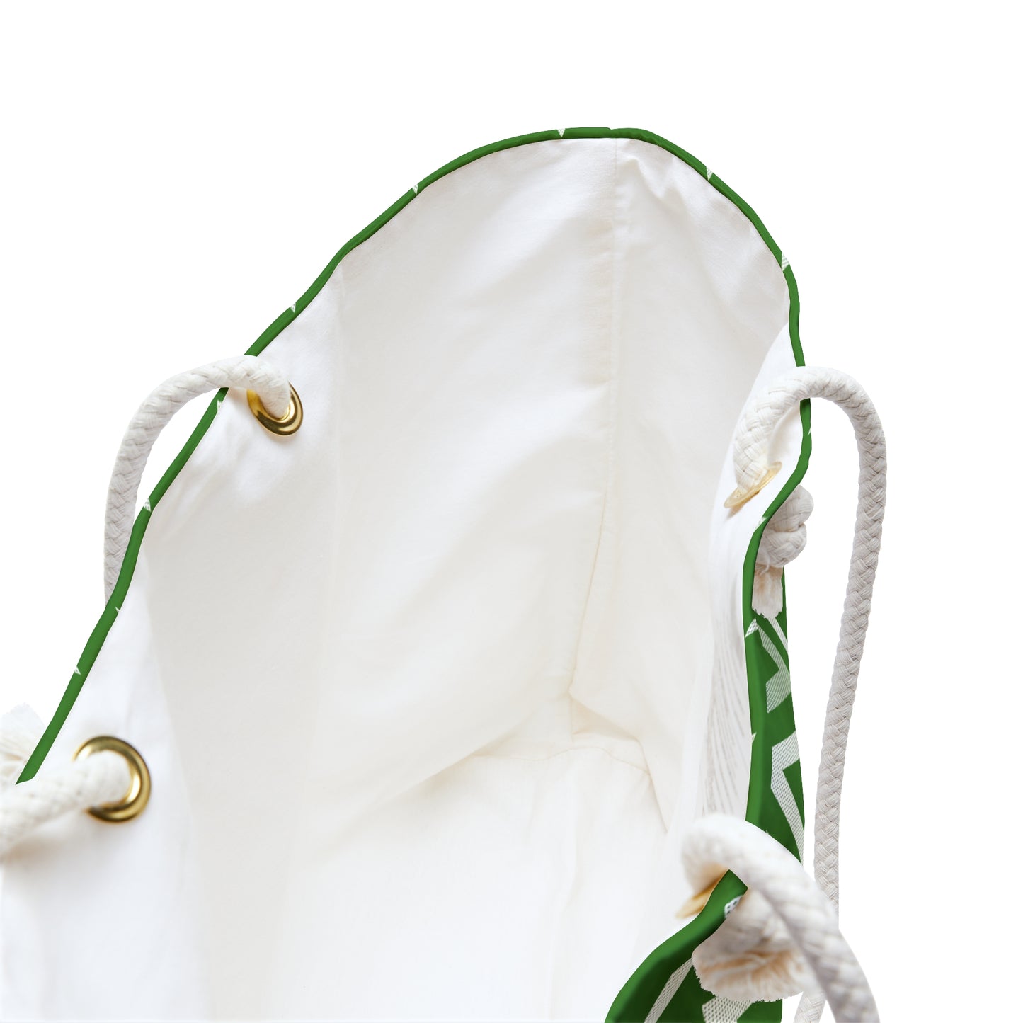 Weekender Bag - Green Zigzag
