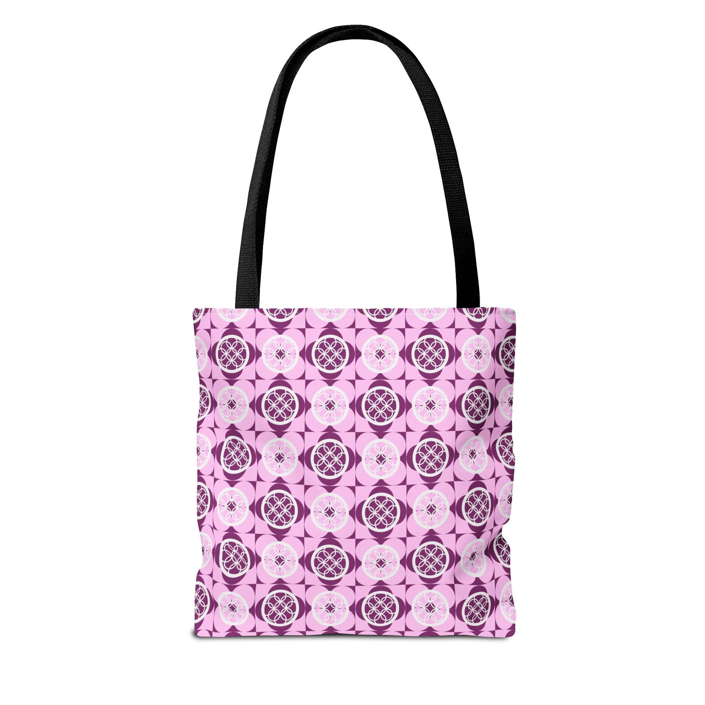 Classic Tote - Vibrant Pink Geometric Floral